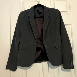 2P Dark Grey one button blazer from The Limited Collection